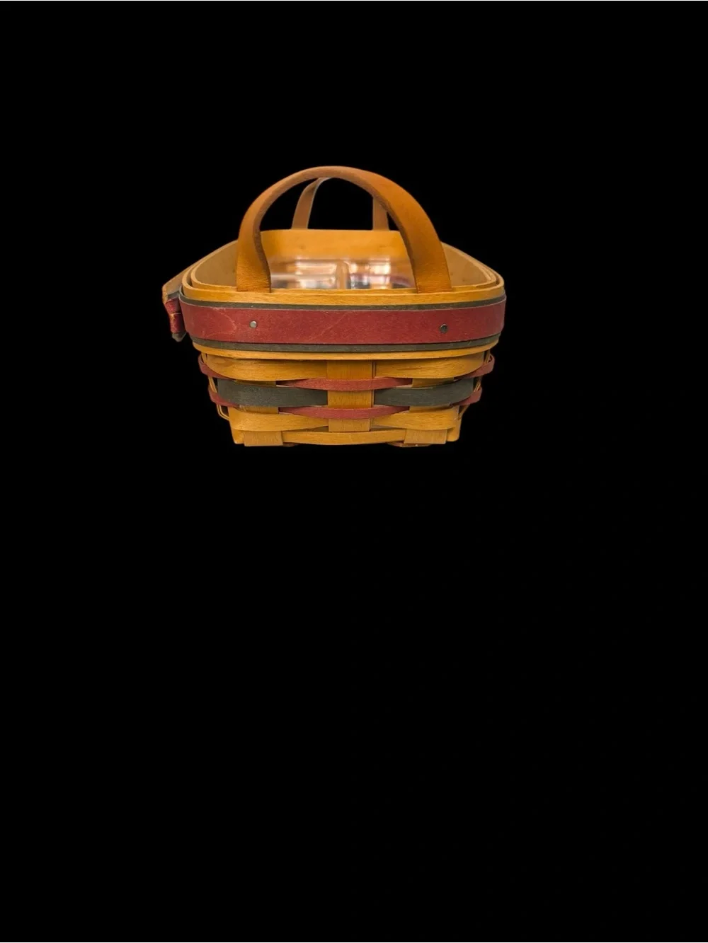 LONGABERGER FATHERS DAY Basket 1997 PERSONAL ORGANIZER- PROTECTOR/ LINER